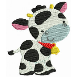 Stickmuster - Bauernhof - Kuh